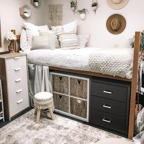 BOLUO Closet Drawers Black 3 Drawer Dresser for Closet Organizers and Storage Bedroom Dorm Modern BOLUO Closet Drawers Black 3 Drawer Dresser for Closet Organizers and Storage Bedroom Dorm Modern